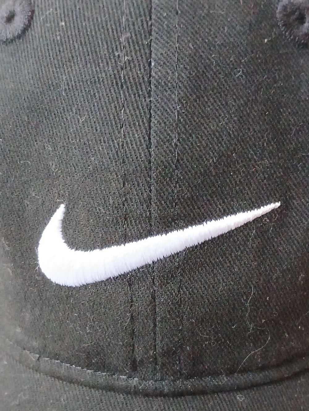 Nike Toddler Club Cap Embroidered Nike Swoosh Logo Black Adjustable Size 2T-4T - Picture 4 of 5